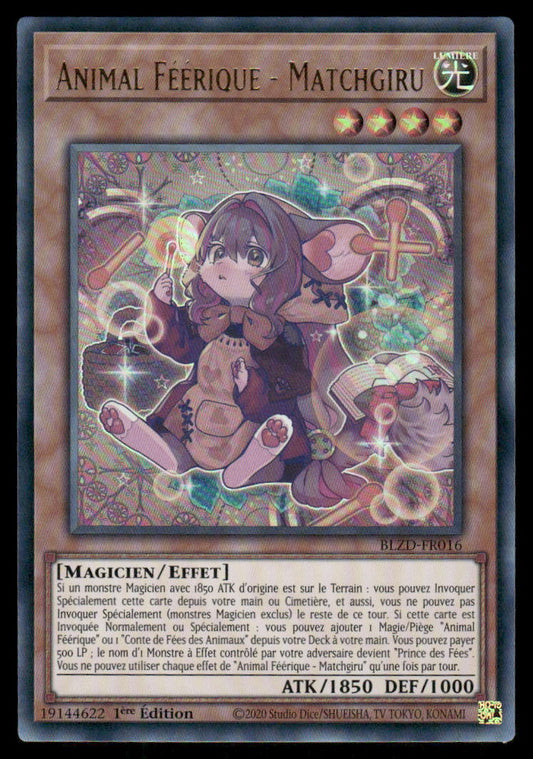 BLZD-FR016  Animal Féérique - Matchgiru - French (NM)(V.2 - Starlight Rare)
