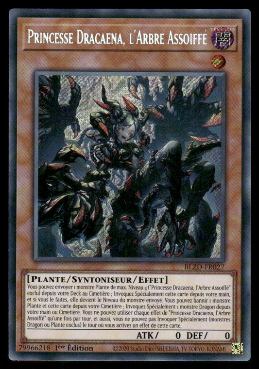 BLZD-FR027  Princesse Dracaena, l'Arbre Assoiffé - French (NM)(V.1 - Secret Rare)
