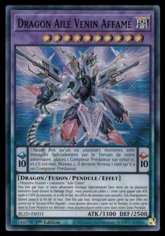 BLZD-FR031  Dragon Ailé Venin Affamé - French (NM)