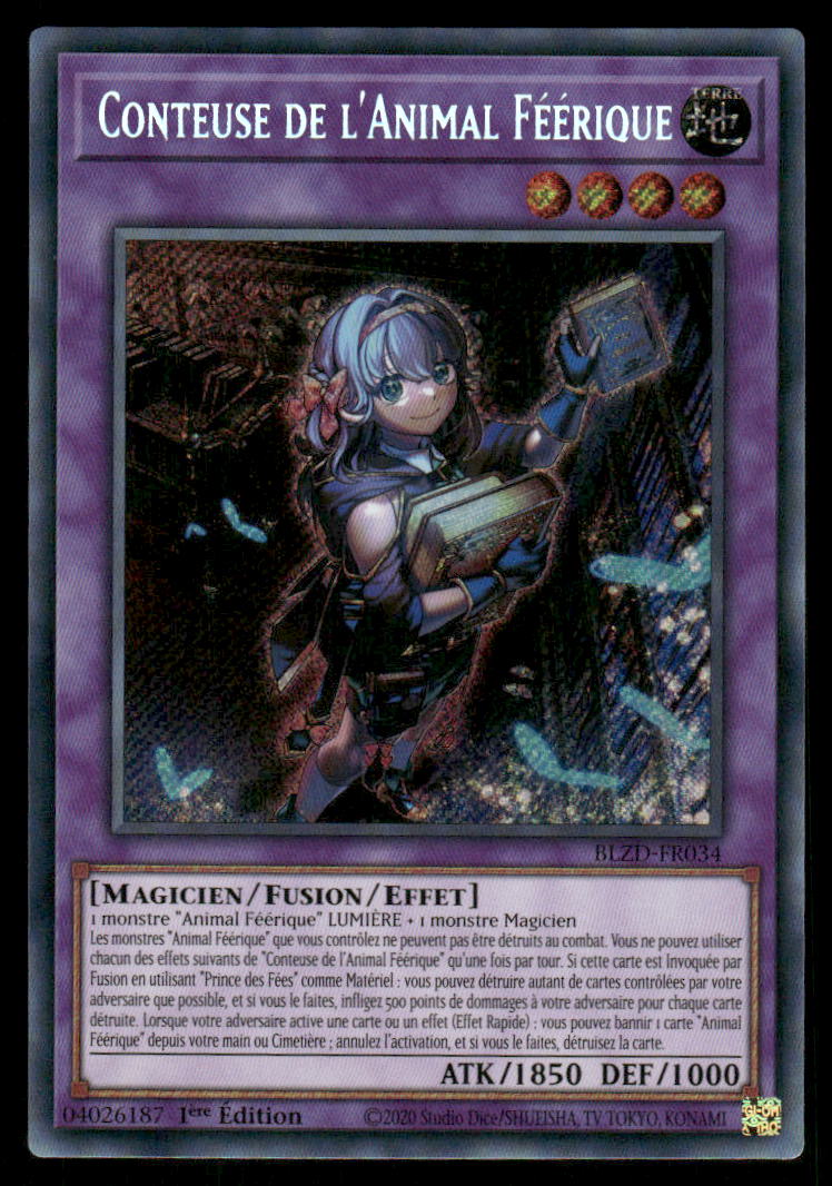 BLZD-FR034  Conteuse de l'Animal Féérique - French (NM)(V.2 - Starlight Rare)