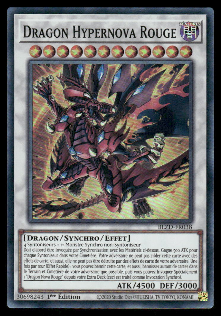 BLZD-FR038  Dragon Hypernova Rouge - French (NM)
