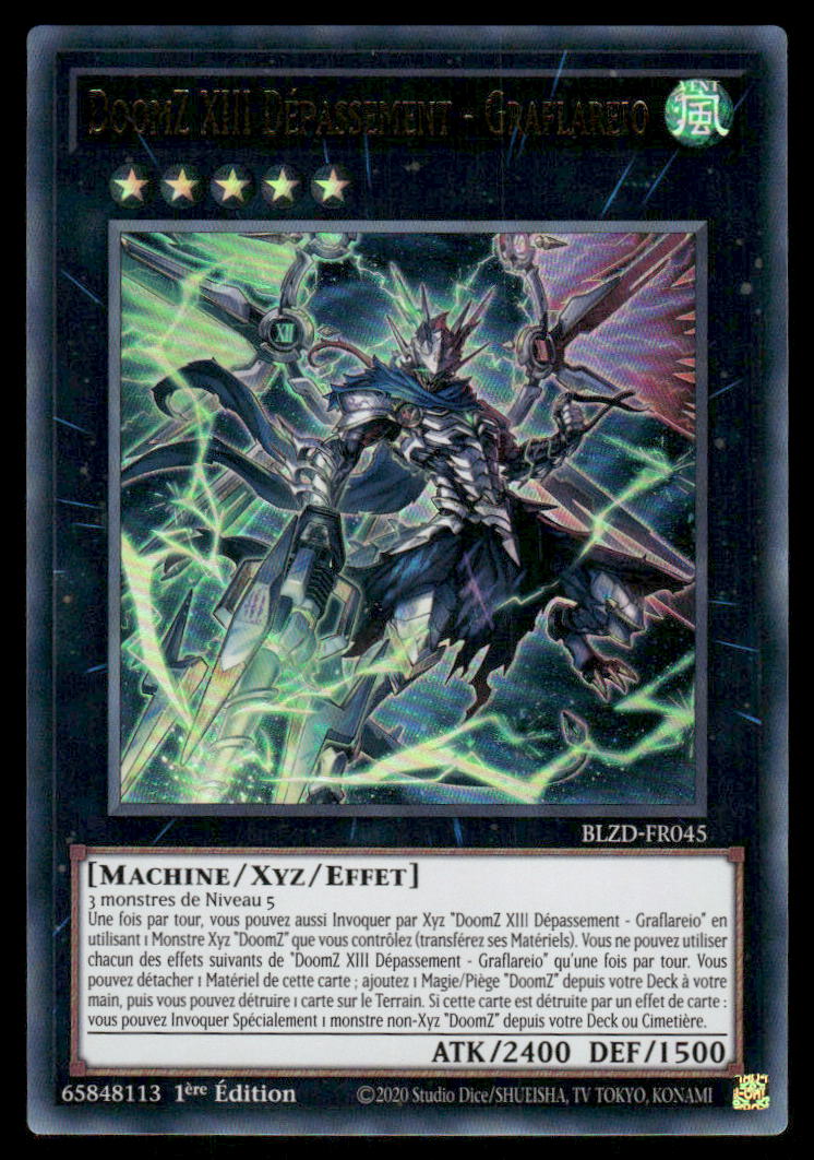 BLZD-FR045  DoomZ XIII Dépassement - Graflareio - French (NM)(V.1 - Ultra Rare)