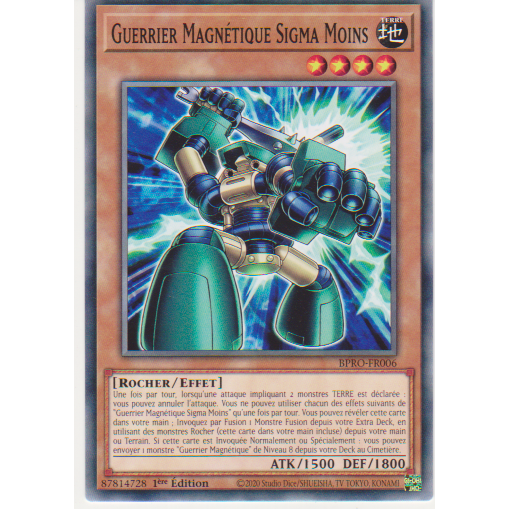 BPRO  Guerrier Magnétique Sigma Moins