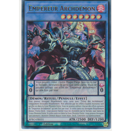 BPRO  Empereur Archdémon
