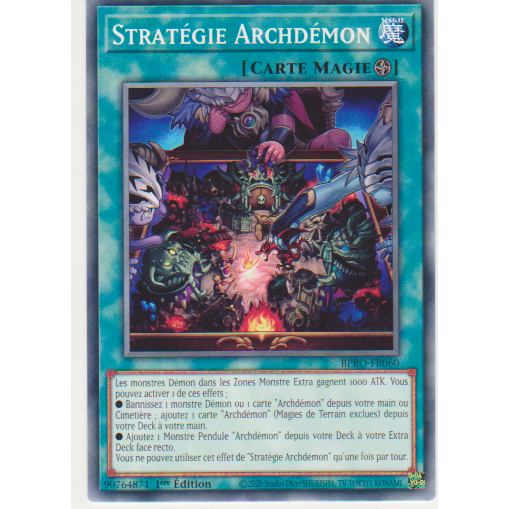 BPRO  Stratégie Archdémon