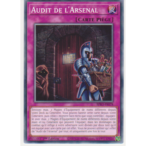 BPRO  Audit de l'Arsenal