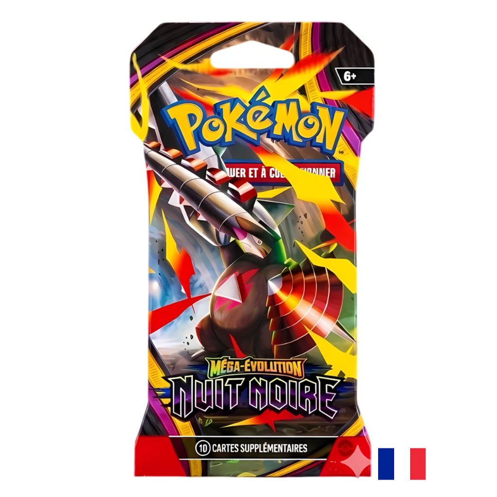 Pokémon - Carton de 24 Boosters SOUS BLISTERS - ME05 Nuit Noire FR