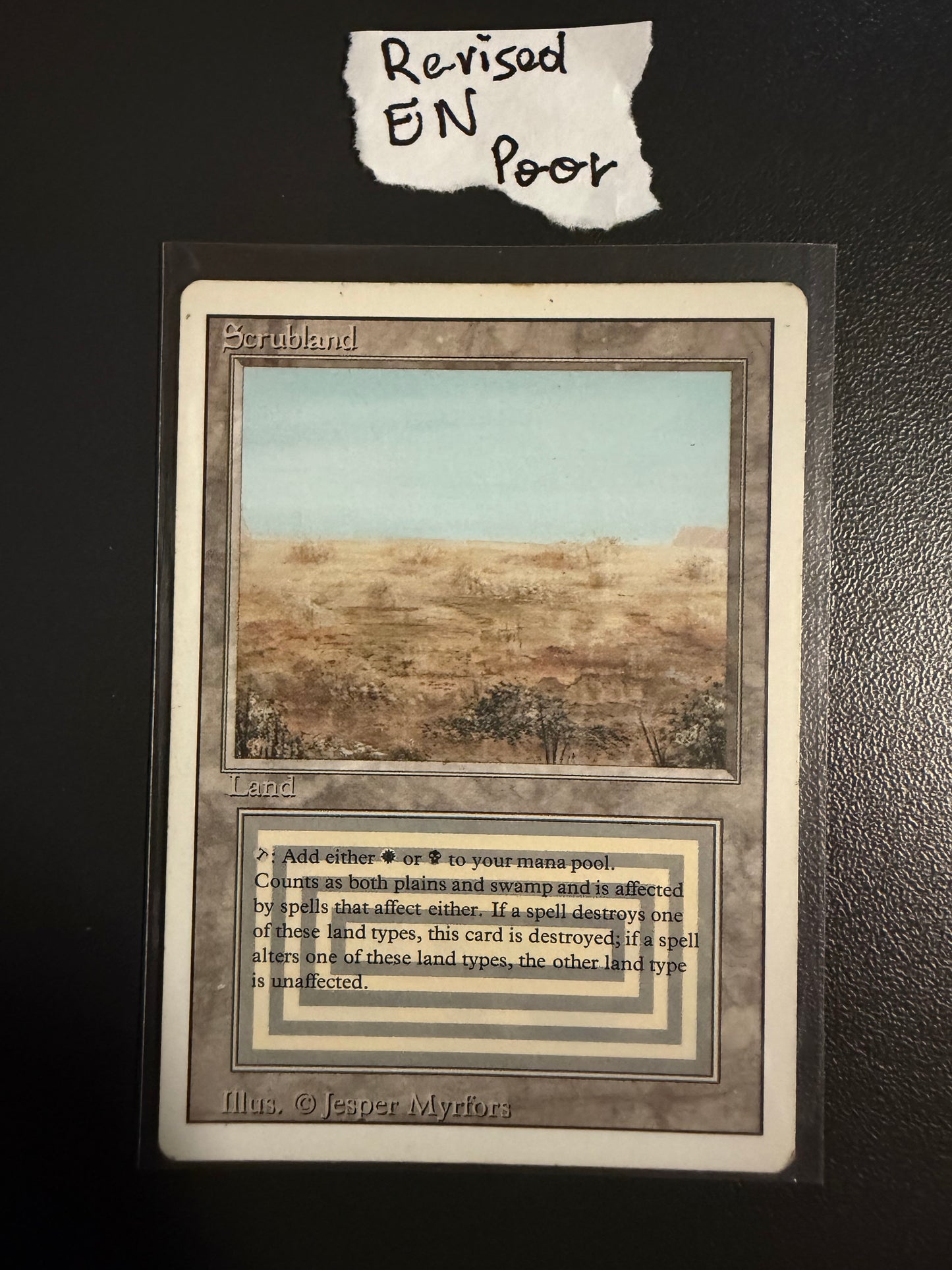 3ED-286  Scrubland - en (poor)