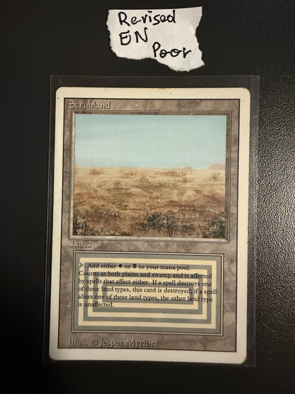 3ED-286  Scrubland - en (poor)