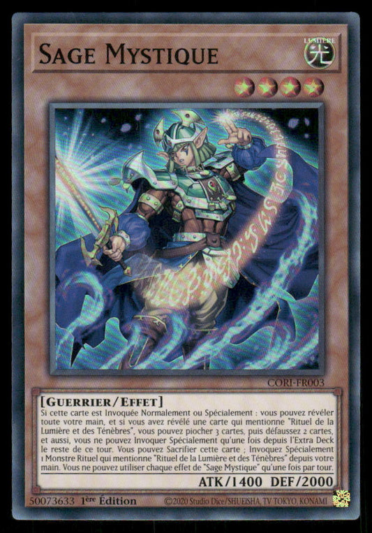 CORI-FR003  Sage Mystique - French (NM)(V.1 - Super Rare)