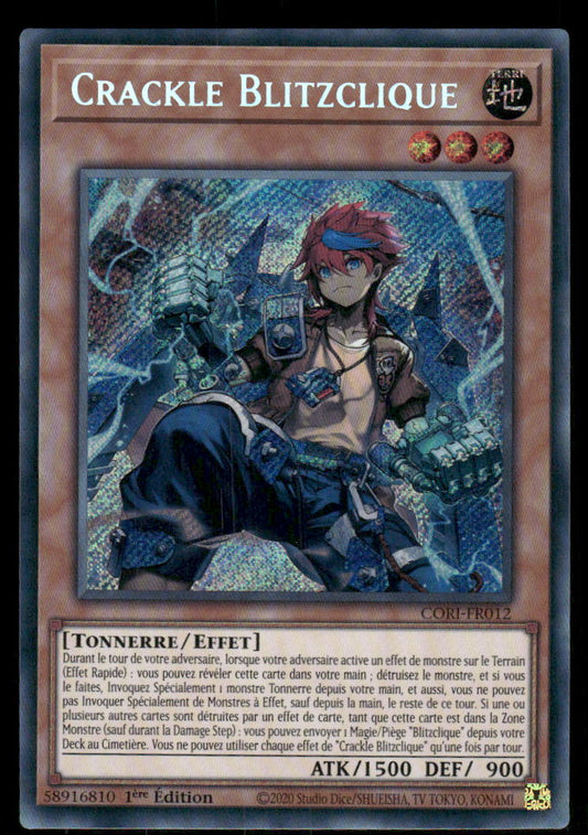 CORI-FR012  Crackle Blitzclique - French (NM)(V.1 - Secret Rare)