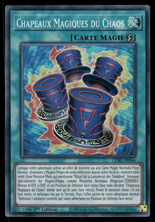CORI-FR046  Chapeaux Magiques du Chaos - French (NM)(V.1 - Super Rare)