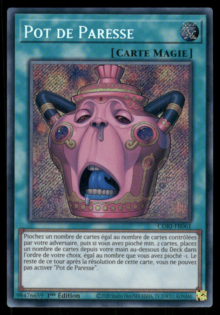 CORI-FR061  Pot de Paresse - French (NM)(V.1 - Secret Rare)