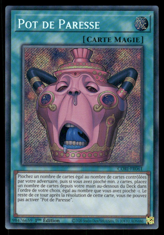 CORI-FR061  Pot de Paresse - French (NM)(V.1 - Secret Rare)