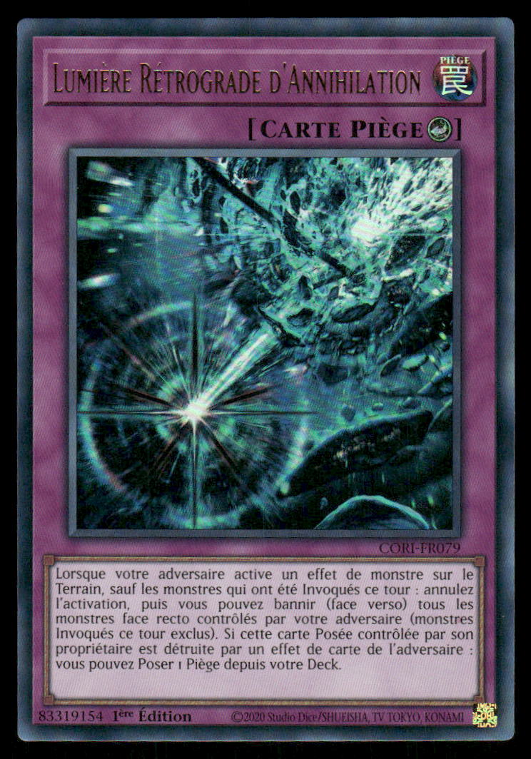 CORI-FR079  Lumière Rétrograde d'Annihilation - French (NM)