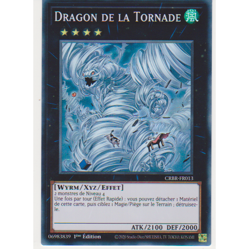 CRBR  Dragon de la Tornade (V.2 - Super Rare)