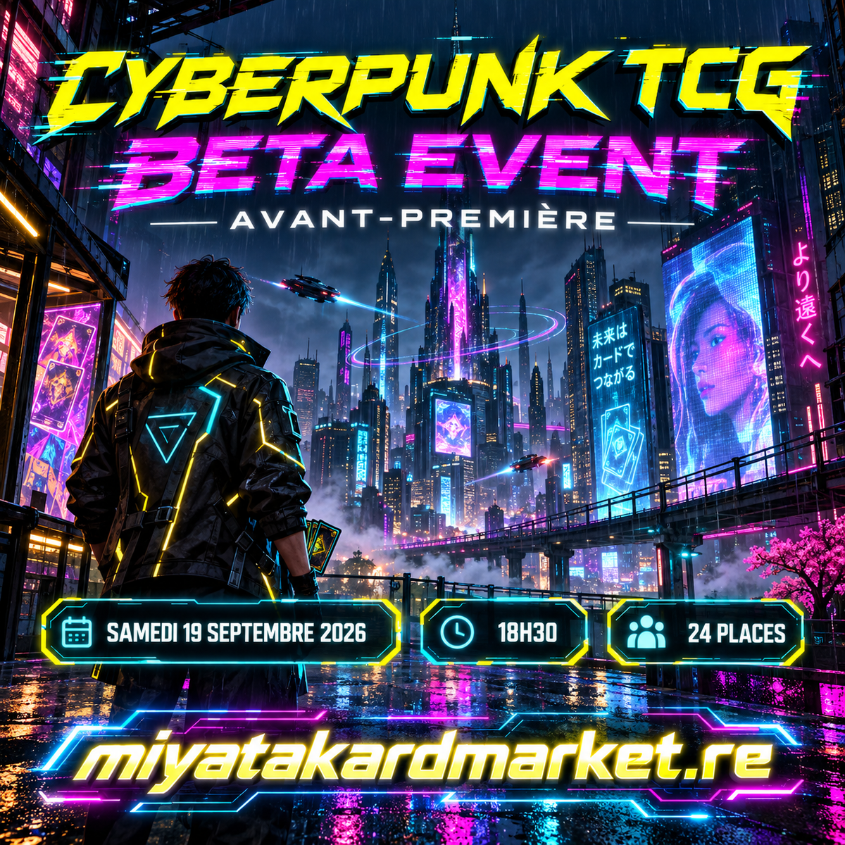 Avant-Première BETA EVENT Welcome To Night City - Cyberpunk TCG - 19 Septembre 18h30