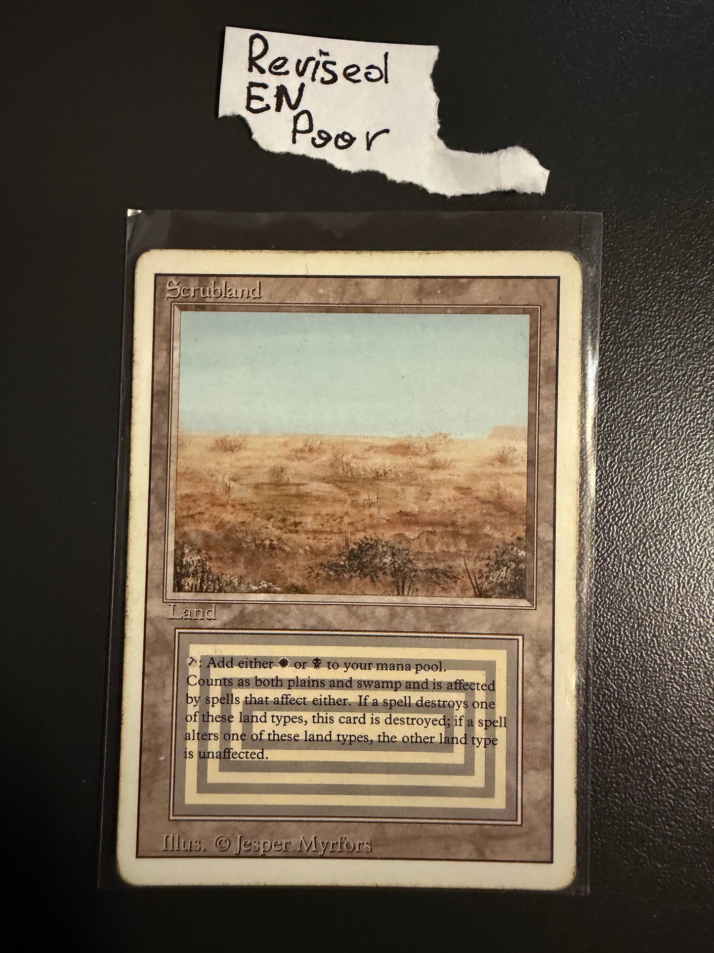 3ED-286  Scrubland - en (poor)