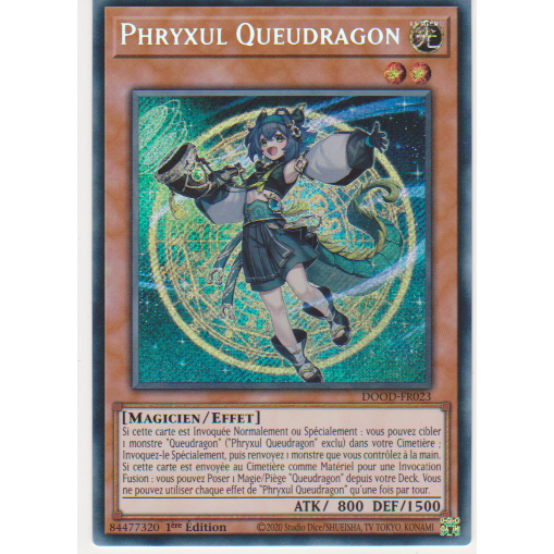 DOOD  Phryxul Queudragon (V.1 - Secret Rare)