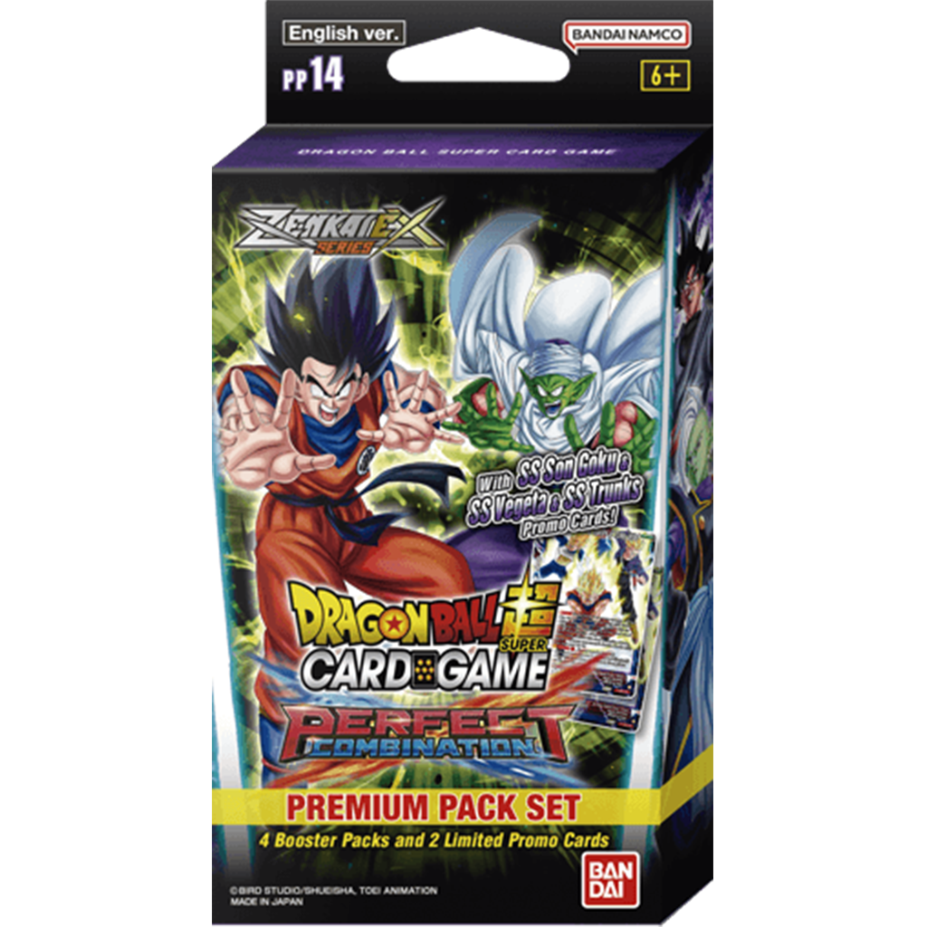 Premium Pack 14 Dragon Ball Super Card Game - Perfect Combination (Anglais)