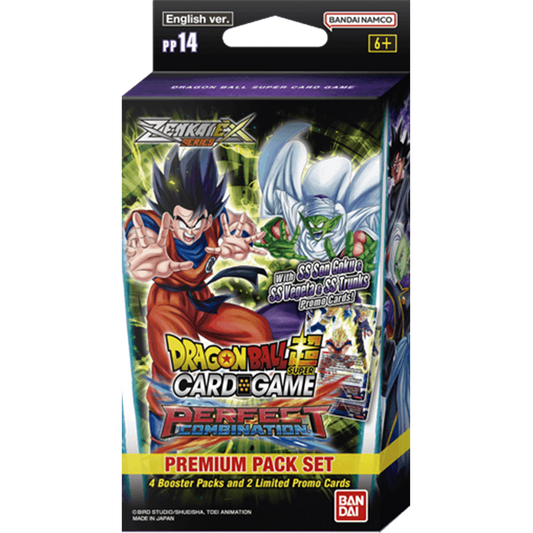 Premium Pack 14 Dragon Ball Super Card Game - Perfect Combination (Anglais)