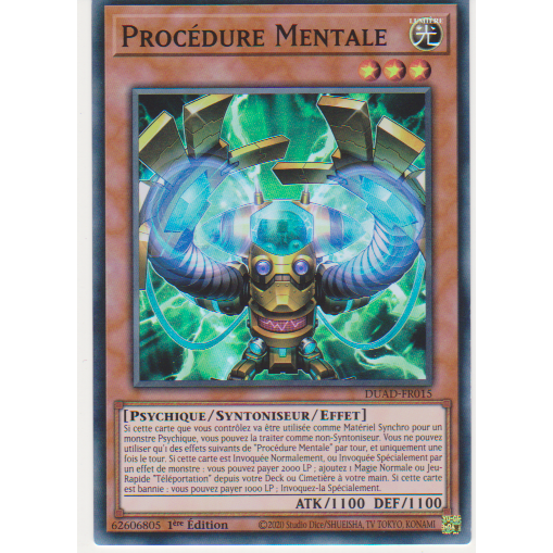 DUAD  Procédure Mentale