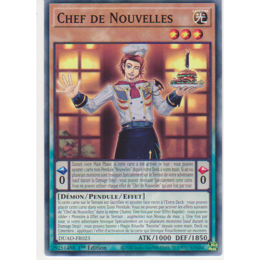 DUAD  Chef de Nouvelles
