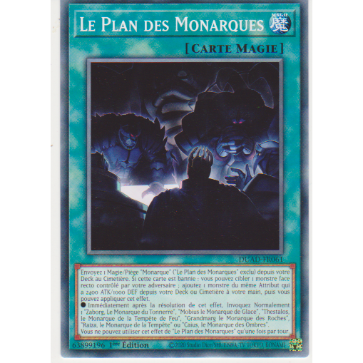 DUAD  Le Plan des Monarques