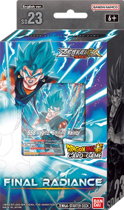 Deck de Démarrage Final Radiance - Dragon Ball Super Card Game SD23 (Anglais)