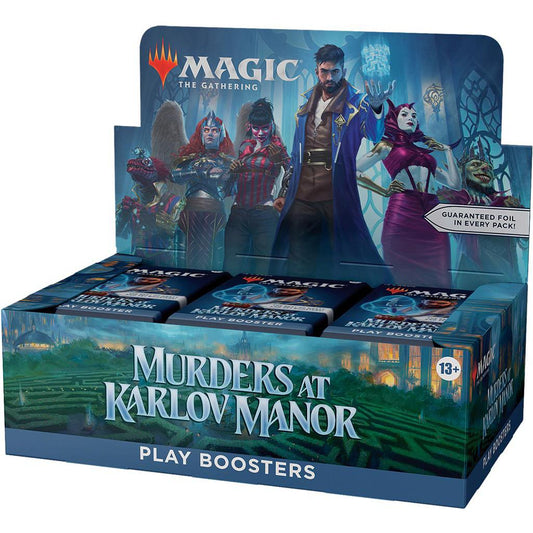 Boite de 36 Boosters de jeu Meurtres au Manoir Karlov (Anglais)