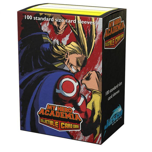 Dragon Shield - 100 protège-cartes - Sleeves Standard Art - My Hero Academia - All Might Flex