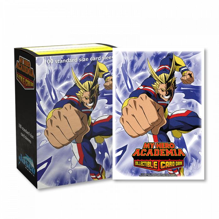 Dragon Shield - 100 protège-cartes - Sleeves Standard Art - My Hero Academia All Might Punch