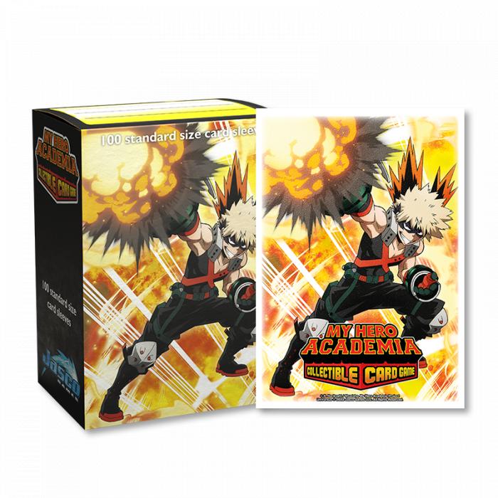 Dragon Shield - 100 protège-cartes - Sleeves Standard Art - My Hero Academia Bakugo Explode