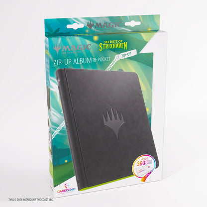 GG: MTG SOS Zip-Up Album 18-Pocket - Black/Green
