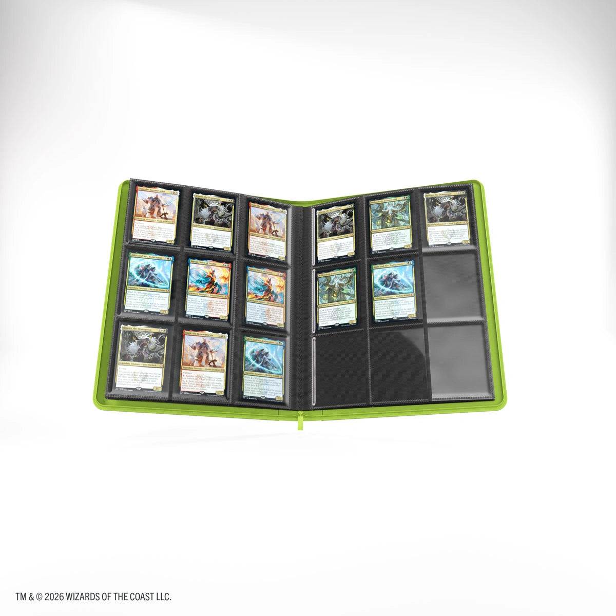 GG: MTG SOS Zip-Up Album 18-Pocket - Black/Green