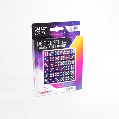 Galaxy Series -Nebula- Set de 36 Dés de 6 - 12mm