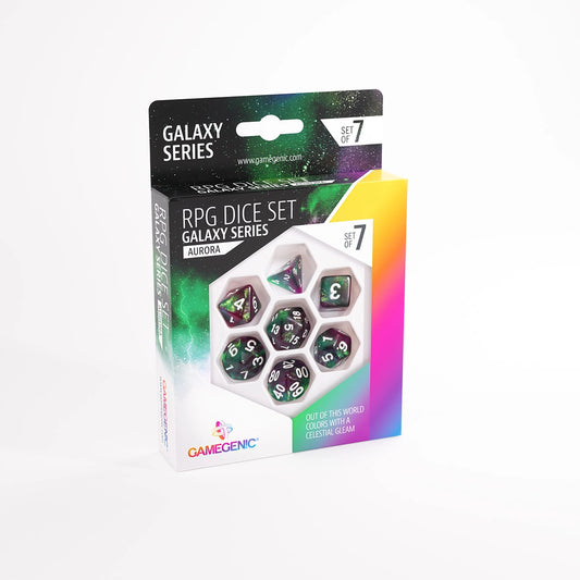 Galaxy Series -Aurora- Set de 7 Dés JDR