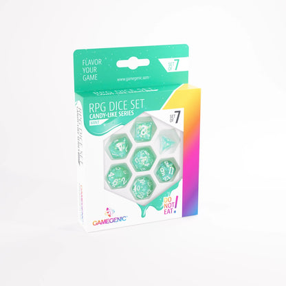 Candy-like Series -Mint- Set de 7 Dés JDR