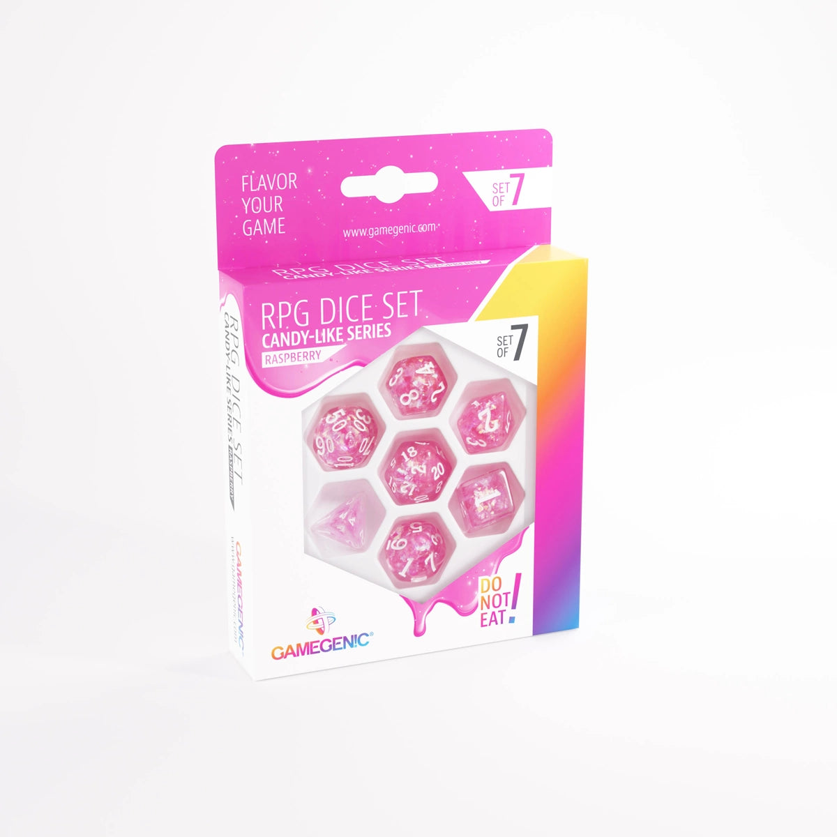 Candy-like Series -Rasberry- Set de 7 Dés JDR