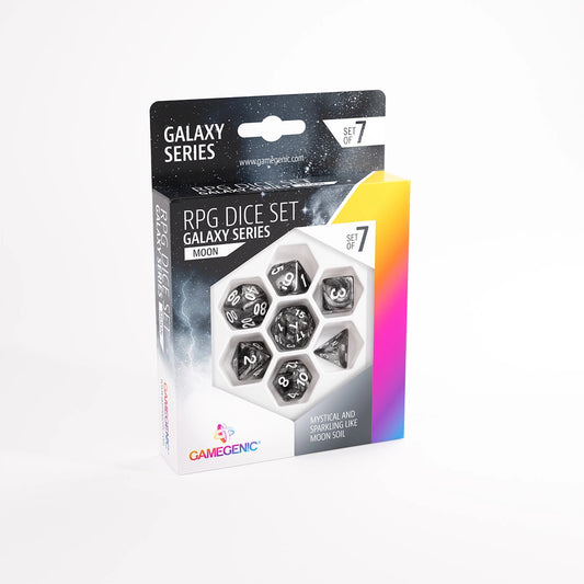 Galaxy Series -Moon- Set de 7 Dés JDR