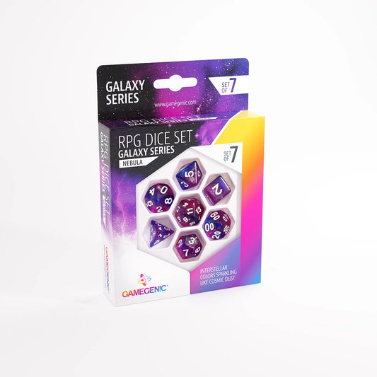 Galaxy Series -Nebula- Set de 7 Dés JDR