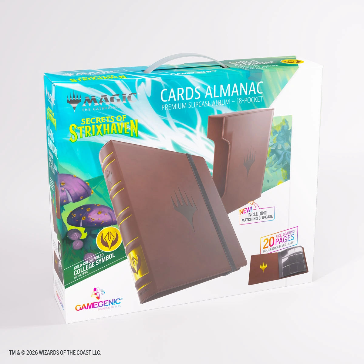GG : MTG Strixhaven Cards Almanac PREMIUM SLIPCASE ALBUM 18-Pocket - Silverquill
