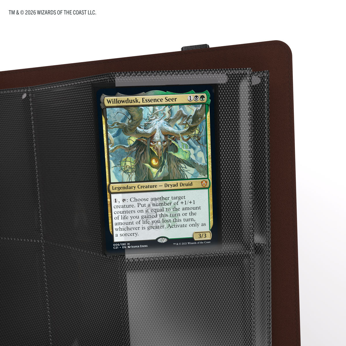 GG : MTG Strixhaven Cards Almanac PREMIUM SLIPCASE ALBUM 18-Pocket - Silverquill