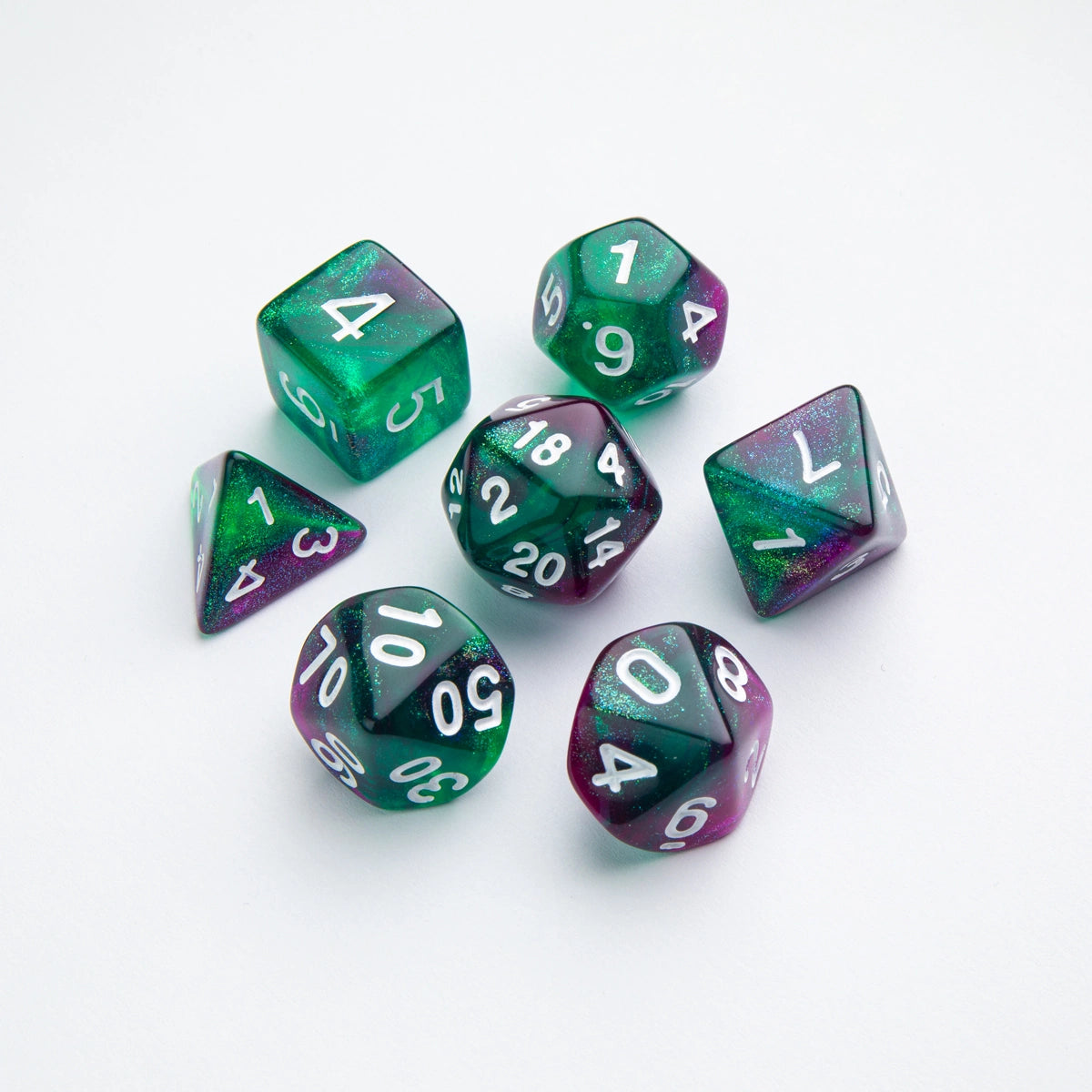 Galaxy Series -Aurora- Set de 7 Dés JDR