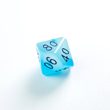 Glow Series -Icy Crumbs- Set de 7 Dés JDR