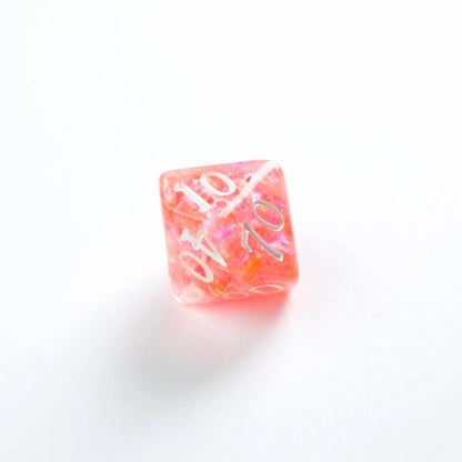 Candy-like Series -Peach- Set de 7 Dés JDR