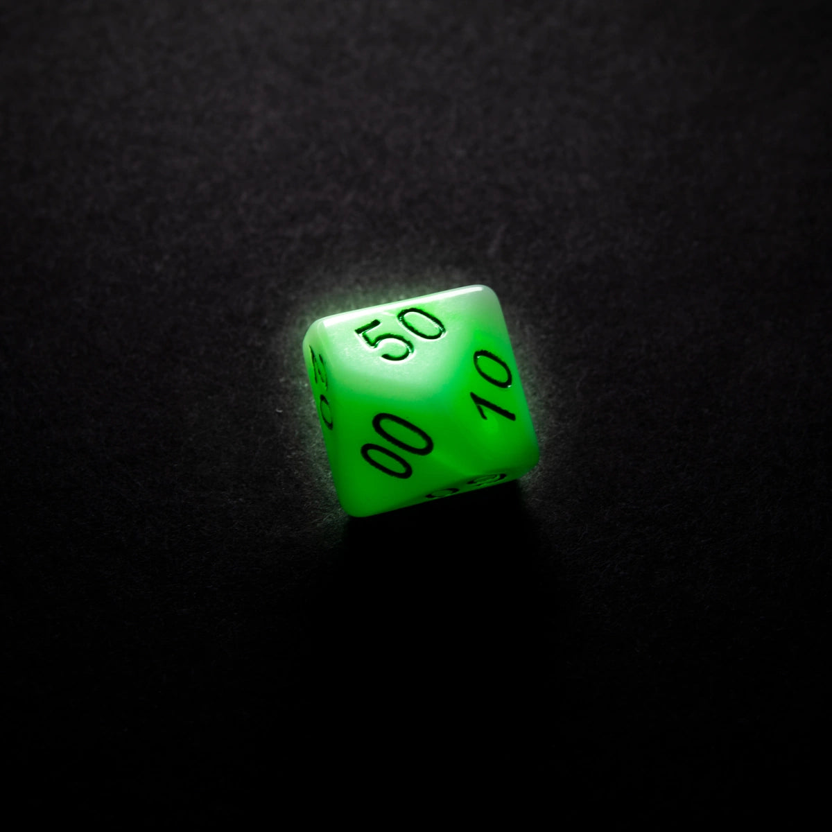 Glow Series - Toxic Stones- Set de 7 Dés JDR
