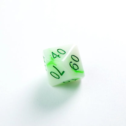 Glow Series - Toxic Stones- Set de 7 Dés JDR
