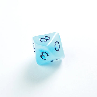 Glow Series -Icy Crumbs- Set de 7 Dés JDR