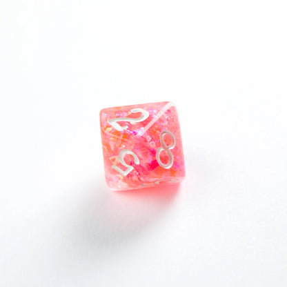 Candy-like Series -Peach- Set de 7 Dés JDR